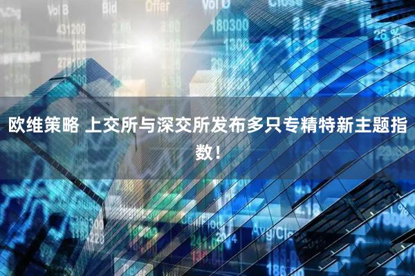 欧维策略 上交所与深交所发布多只专精特新主题指数！